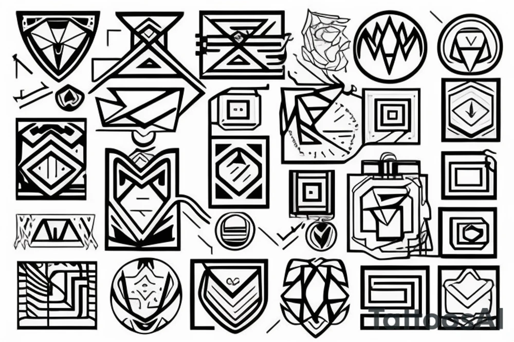 Ups and downs of lige tattoo idea