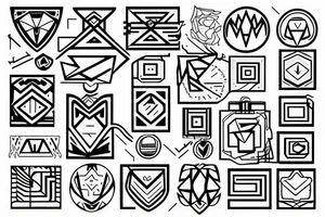 Ups and downs of lige tattoo idea