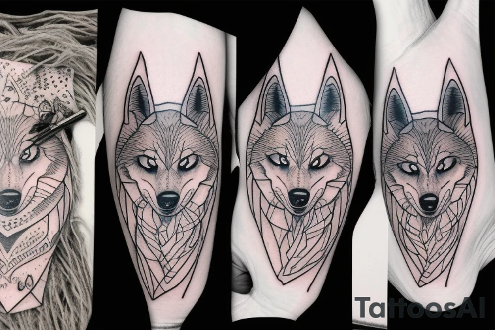 Kindred lol wolf tattoo idea