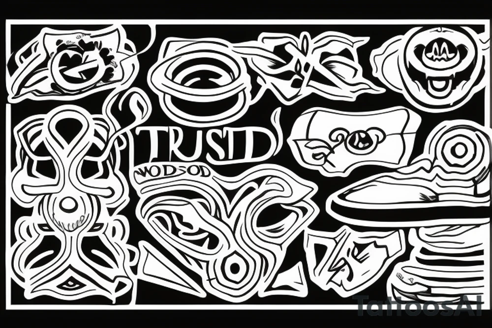 trust nobody tattoo idea