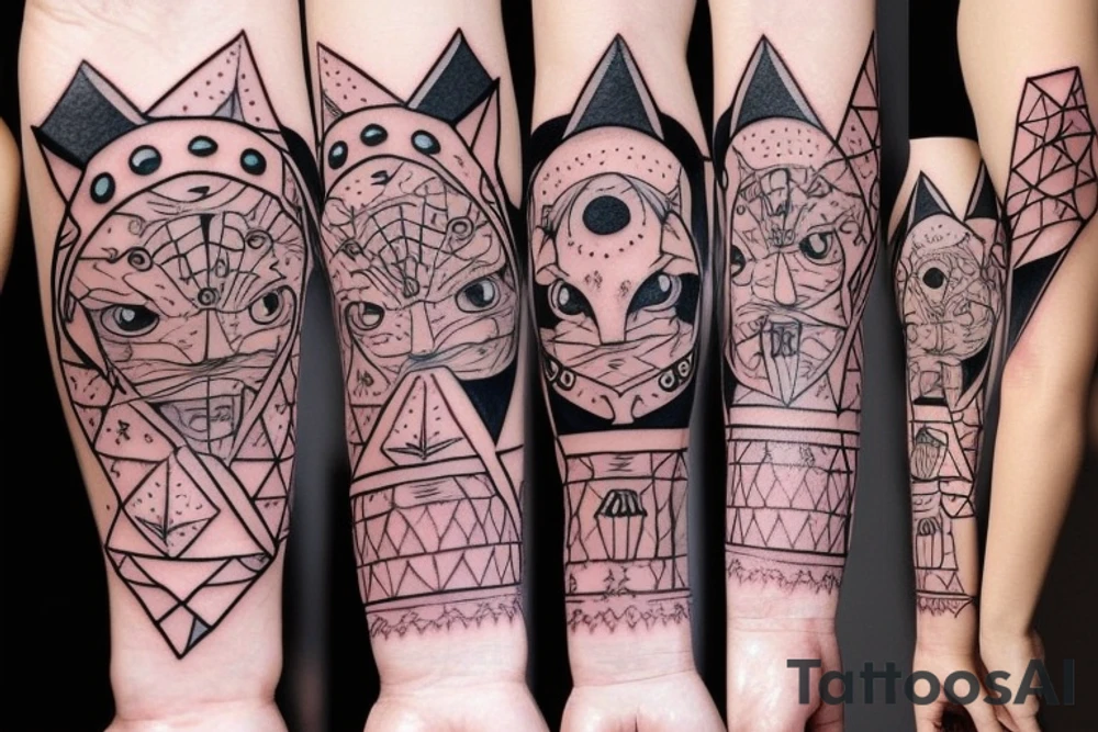 Princess Mononoke on the Hand tattoo idea
