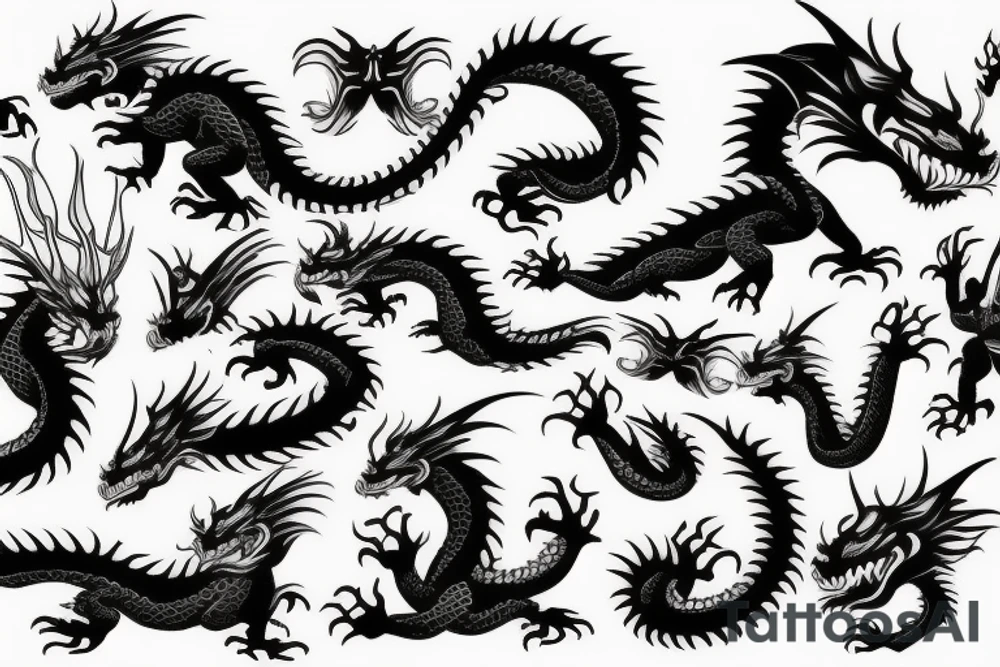 Dragon tattoo idea