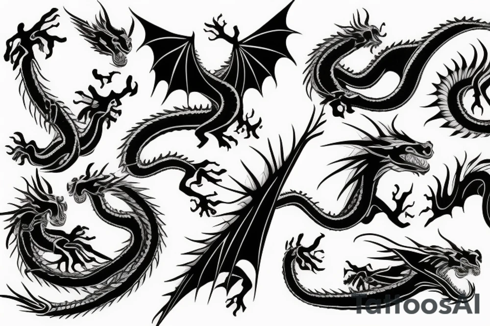 Dragon tattoo idea