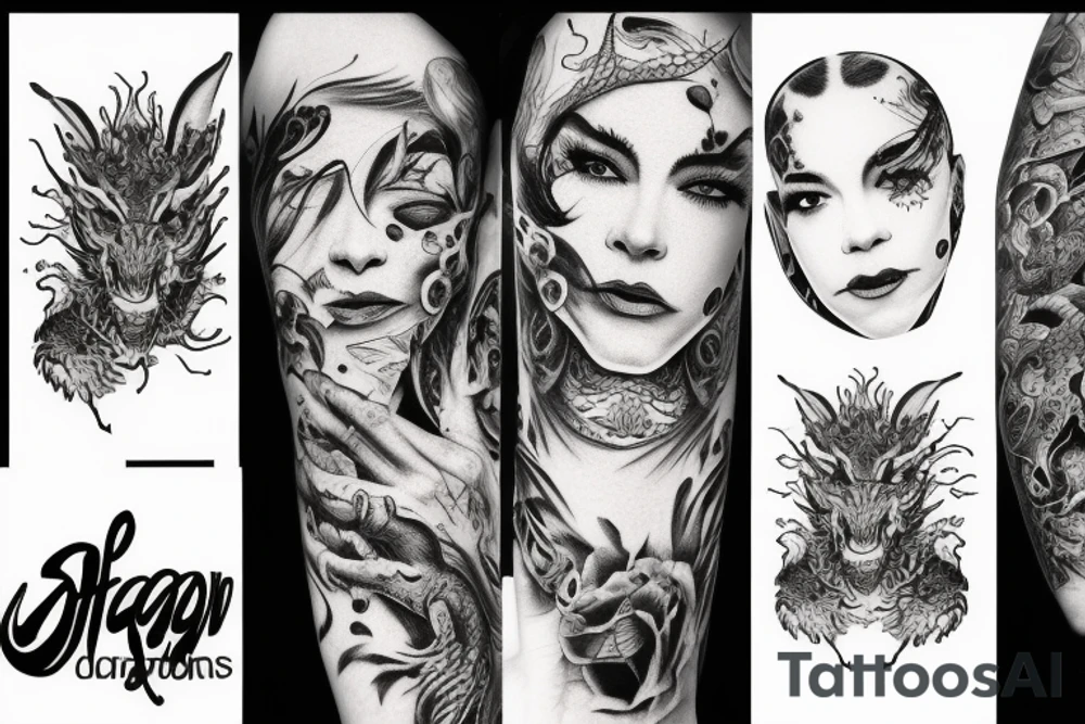 Dragon tattoo idea