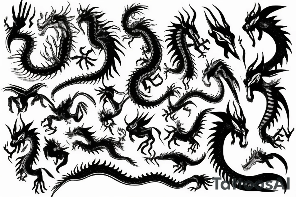 Dragon tattoo idea