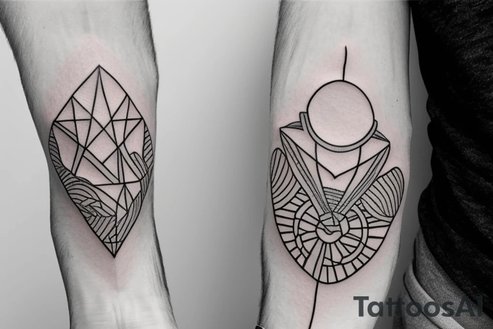 Paper boat tattoo idea