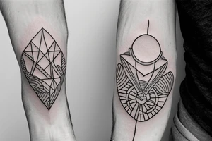 Paper boat tattoo idea