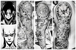 tattoos like these from sukuna from jujutsu kaisen tattoo idea