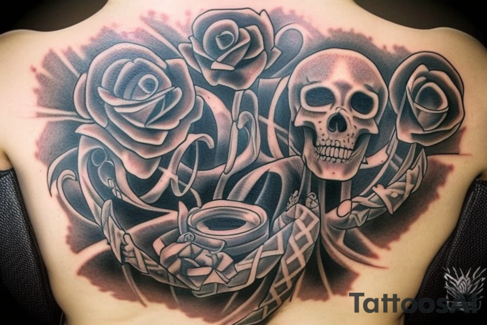 i would like a big graveyard tattoo for my back tattoo idea