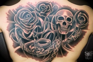 i would like a big graveyard tattoo for my back tattoo idea