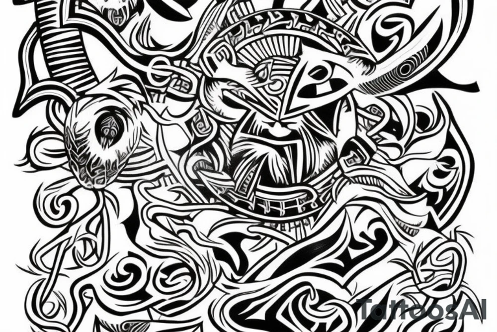 God Odin tattoo idea