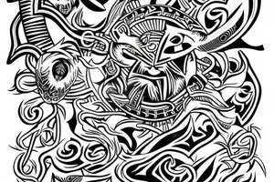 God Odin tattoo idea