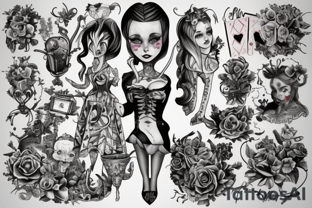 Alice in Wonderland, cheshire tattoo idea