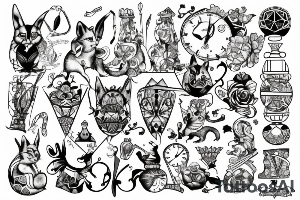 Alice in Wonderland, cheshire tattoo idea