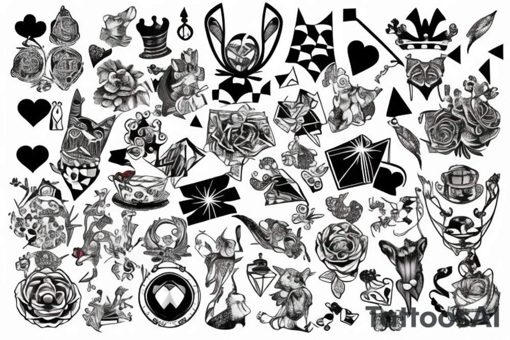 Alice in Wonderland, cheshire tattoo idea