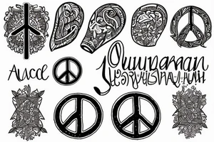 Armenian , music , peace, calm , creative , god tattoo idea