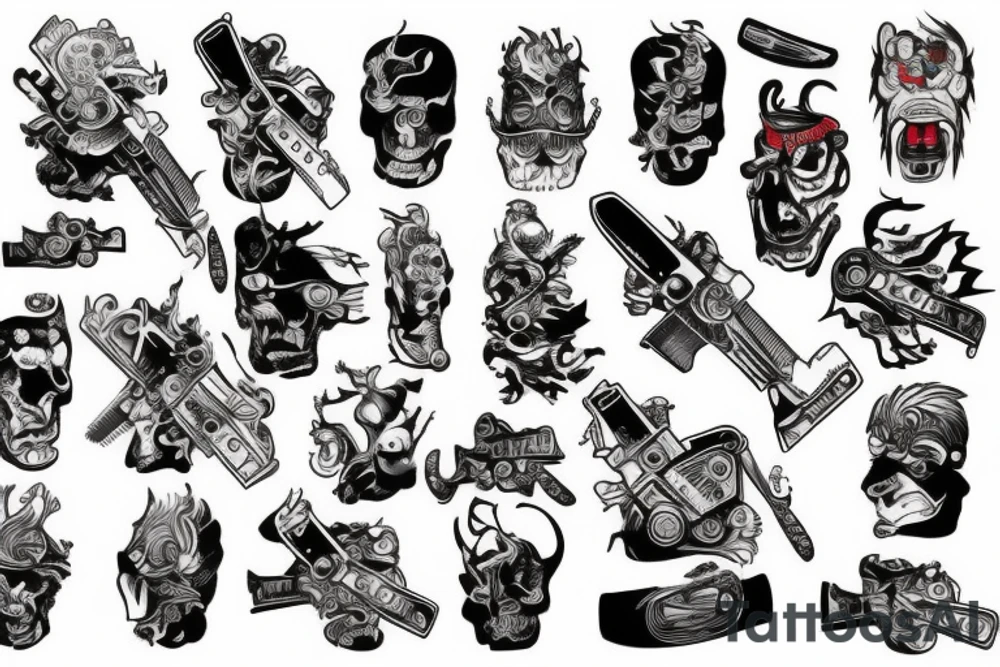 chainsaw-men tattoo idea