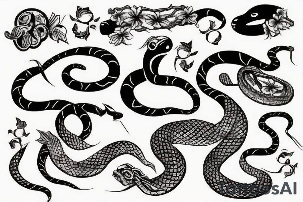 snake tattoo idea