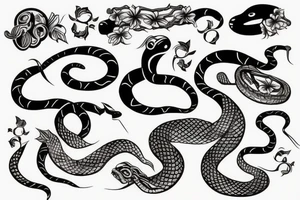 snake tattoo idea
