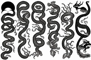snake tattoo idea