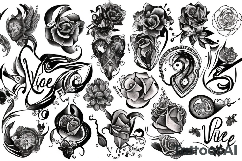 tatouage qui decris la vie tattoo idea