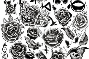 tatouage en rapport a la vie tattoo idea