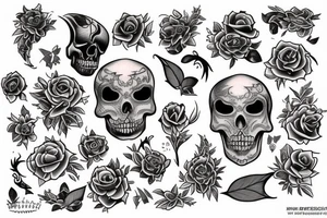 tatouage en rapport a la mort tattoo idea