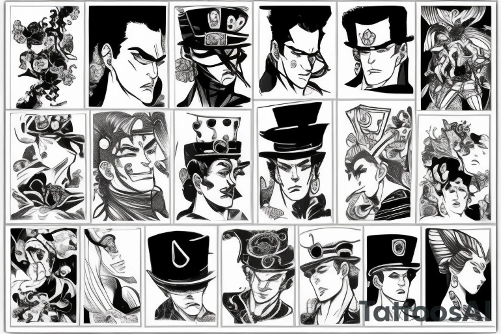 Jotaro kujo tattoo idea