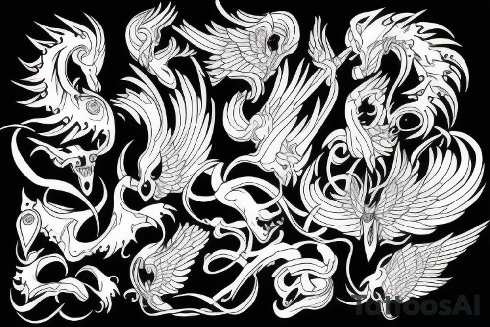 Immortal spirit tattoo idea
