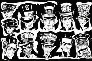 Jotaro kujo tattoo idea