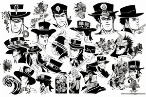 Jotaro kujo tattoo idea