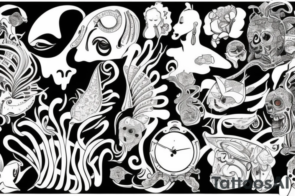 Kois and Diamonds tattoo idea