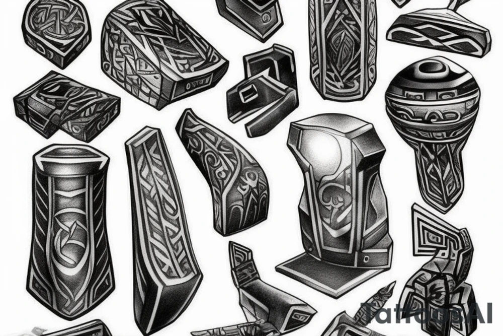 Mjolnir tattoo idea