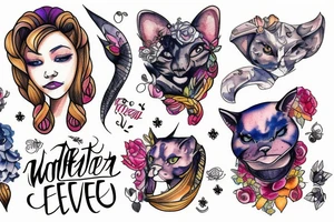 Watercolor Felix tattoo idea