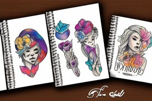 Watercolor Felix tattoo idea