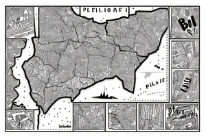 Palestine map with faded borders tattoo idea