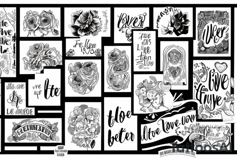 a little love is better than none tattoo idea