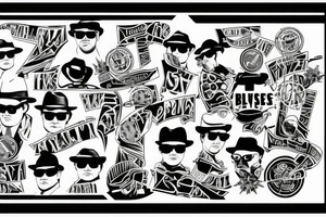 Blues brothers tattoo idea