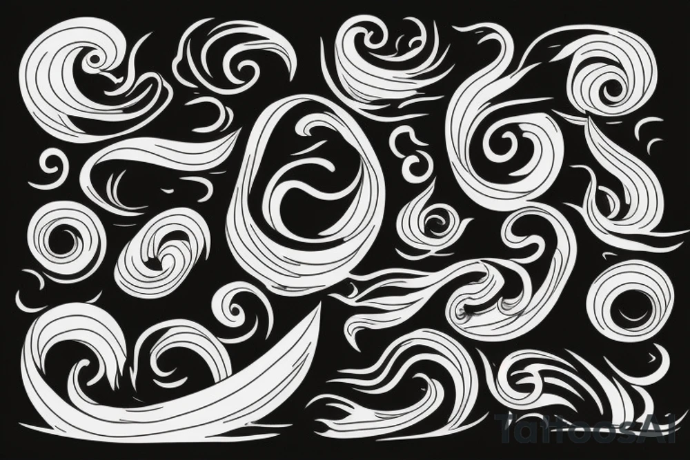 waves tattoo idea