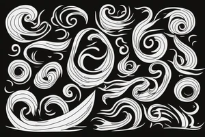 waves tattoo idea