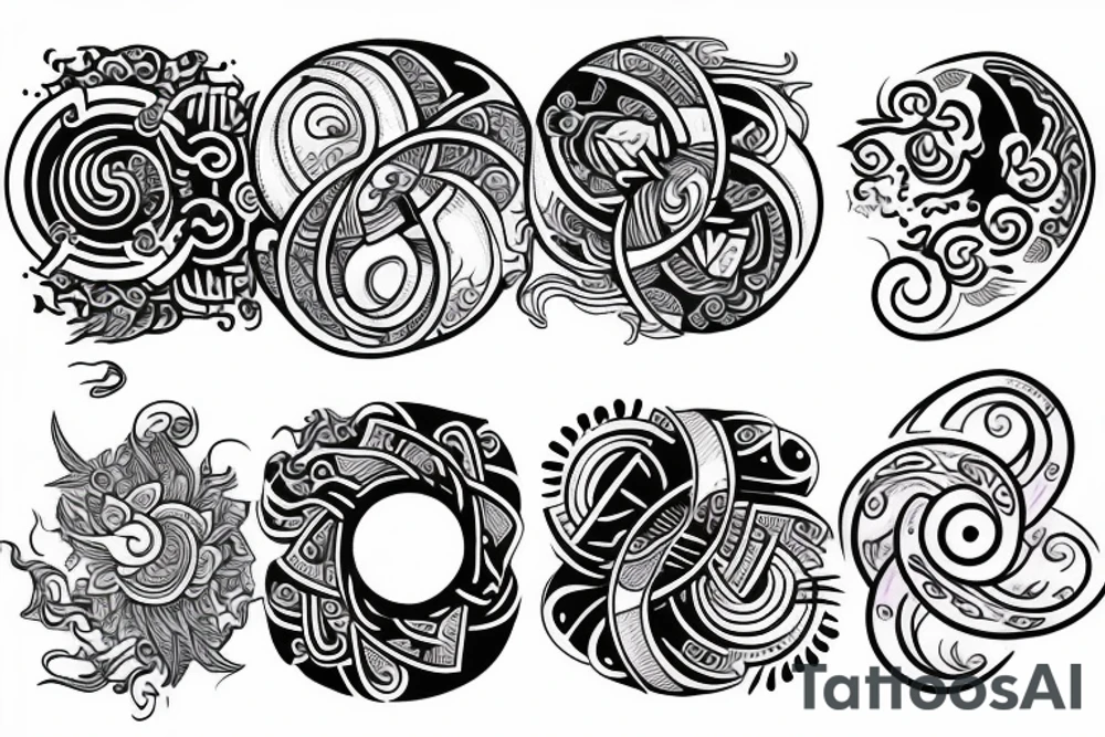 yin yang tattoo idea
