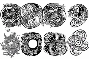 yin yang tattoo idea