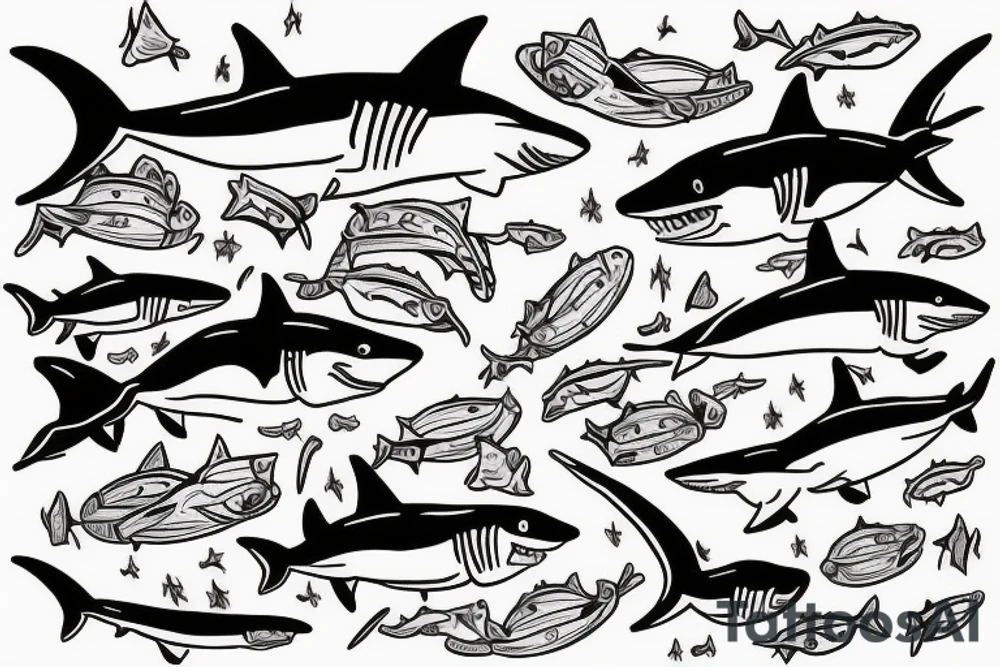 Shark tattoo idea