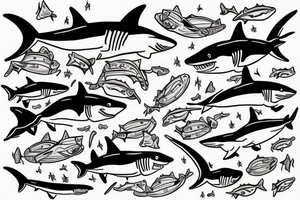Shark tattoo idea