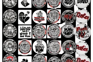 Memorial for dad with him handing me poker chip saying it's your spin now buddy boy tattoo idea