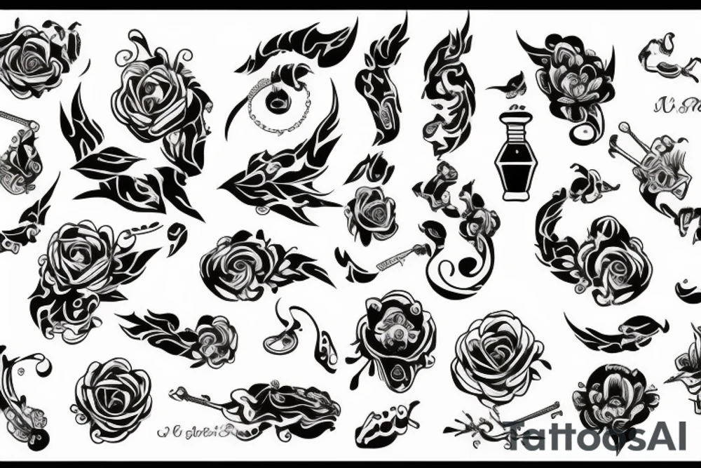 digital marketing long sleave tattoo idea
