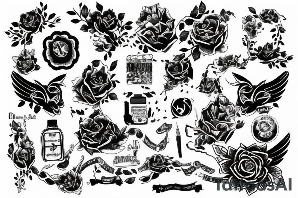 digital marketing long sleave tattoo idea