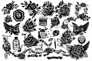 digital marketing long sleave tattoo idea