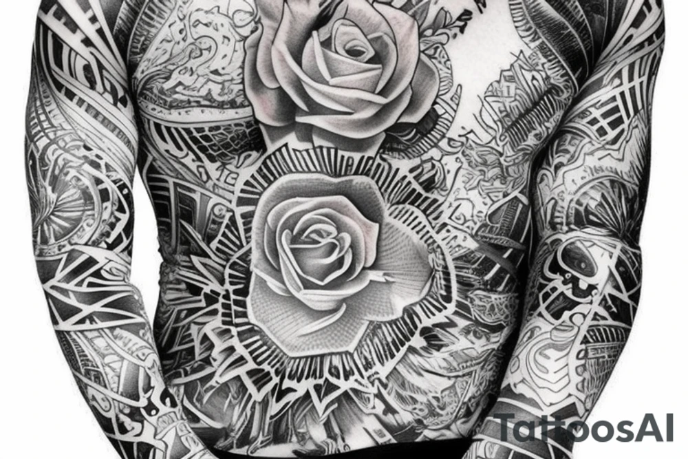 digital marketing long sleeve tattoo idea