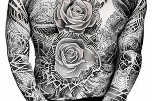 digital marketing long sleeve tattoo idea
